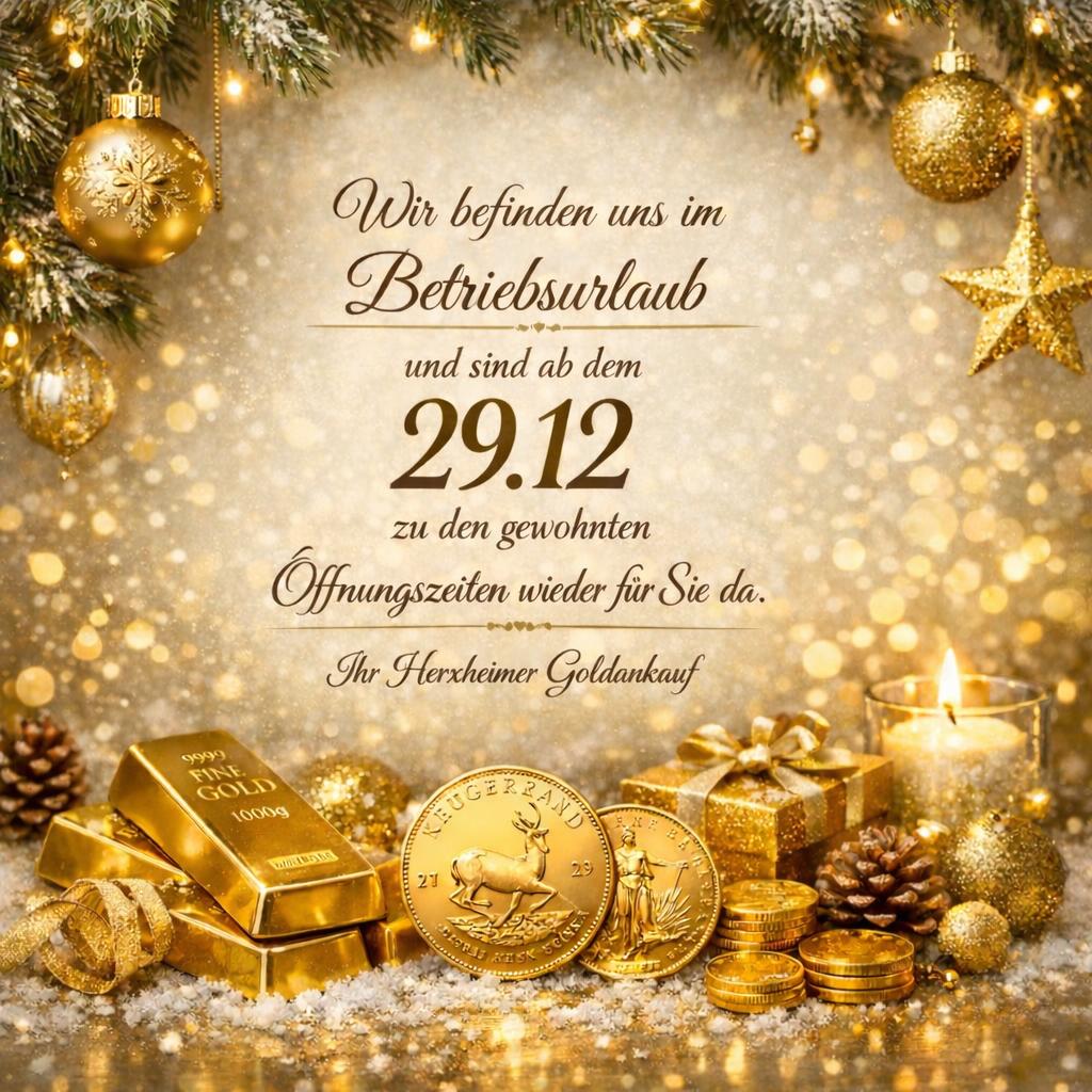 Wir sind ab dem 29.12. wieder für Sie da